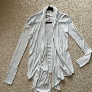 Pink Rose White Women's Cardigan